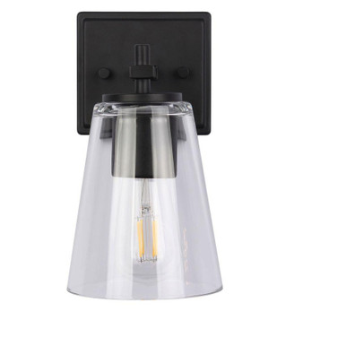 Womois Court 1 Light Wall Sconce 9.75 Inch Tall and 5.25 Inch Wide - 303-BEL-5385404