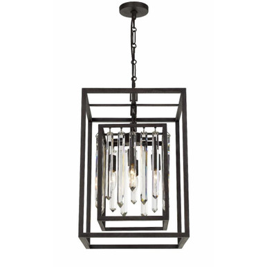 Hollis 4 Light Small Chandelier by Crystorama - 8404-fb