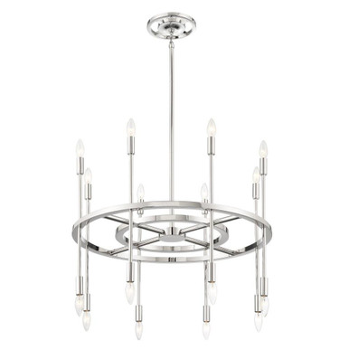 Aries 16 Light Large Chandelier by Crystorama - ars-b4016-pn