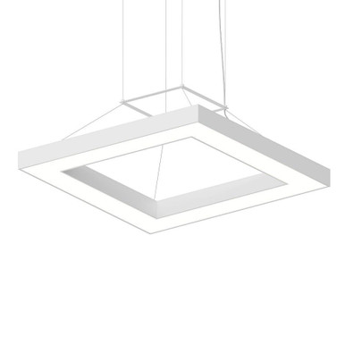 Razuis Trail 72W 1 LED Square Ring Pendant 2.5 Inch Tall and 30 Inch Wide - 181-BEL-1336994