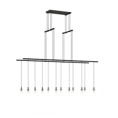 Totr Lane 612W 12 LED Oversized 2 Tier Pendant - 181-BEL-4659602