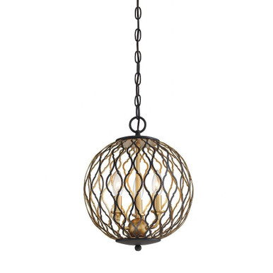 Gilded Glam 3 Light Medium Pendant by Minka Lavery - 2403-680