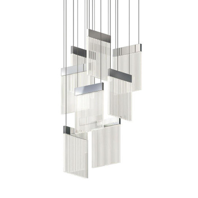 Wadrt Place 112.8W 8 LED Pendant 23.5 Inch Tall X 16.25 Inch Wide - 181-BEL-1336707