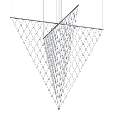 Fokoi Trail 280W 224 LED Pendant 95.25 Inch and 78 Inch Wide - 181-BEL-4784595