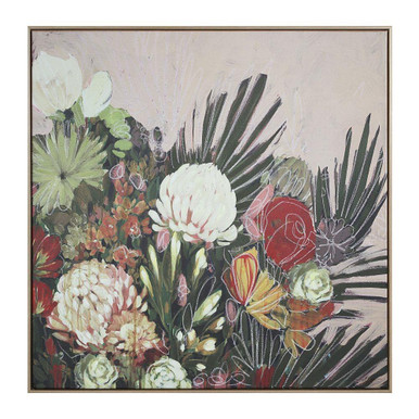 Belleza Framed Canvas Art 40 Inch Tall and 40 Inch Wide by Everren - OL2216