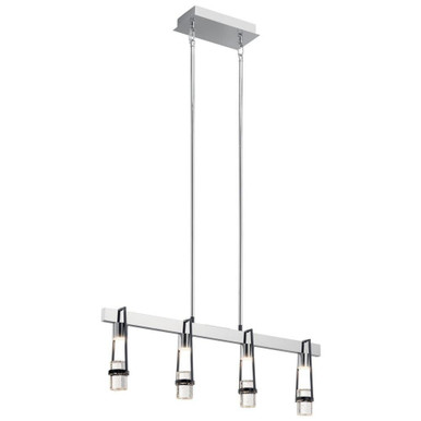 Cazae Drive 14 LED Light Modern Linear Chandelier - 420-BEL-4250224