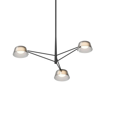 Sastoit Way 26W 3 LED Chandelier 12 Inch Tall and 35.75 Inch Wide - 181-BEL-1395887