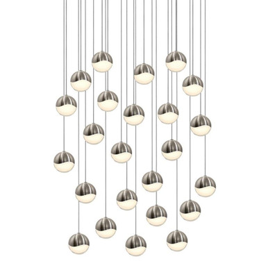Jeasat Circle 24 LED Medium Pendant 3.25 Inch Tall and 26.25 Inch Wide - 181-BEL-492890