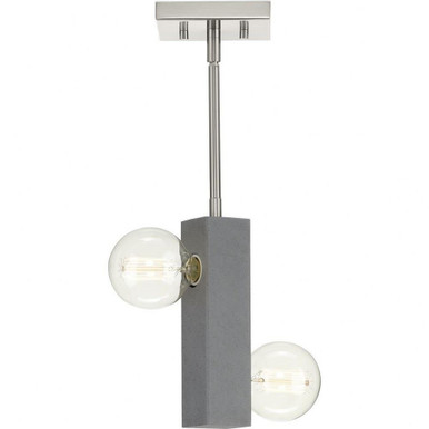 Mill Beam 2 Light Mini Pendant by Progress - P500328-009