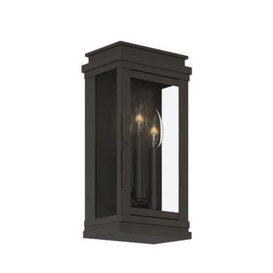 Lundon 3 Light Outdoor Wall Mount 13 Inch Tall and 6.5 Inch Wide by Kichler - 59162