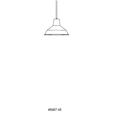 1 Light Small Pendant 10.13 Inch Wide by Progress - P5087-09