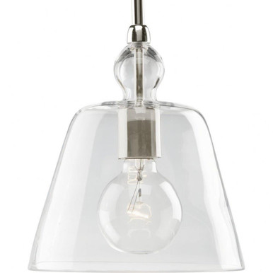1 Light Small Pendant 8 Inch Wide by Progress - P5184-104