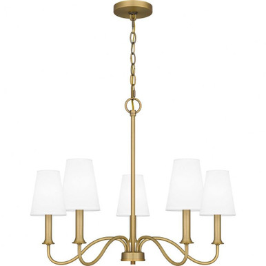 Beatty 5 Light Medium Chandelier by Quoizel - BTY5026AB