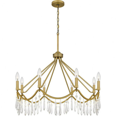 Airedale 8 Light Large Chandelier by Quoizel - AID5030AB
