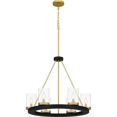 Greeley 6 Light Medium Chandelier by Quoizel - GRL5026MBK