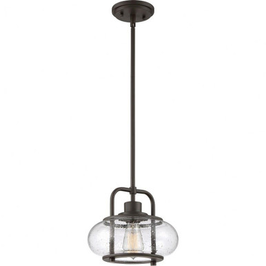 Trilogy 1 Light Small Pendant 10 Inch Wide by Quoizel - TRG1510