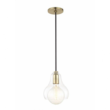 Sadie 1 Light Small Pendant by Mitzi - H104701L-PN