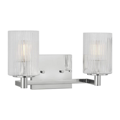 Lando 2 Light Vanity Light 14.25 Inch Wide by Generation - GLV1042