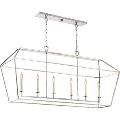 Aviary 6 Light Oversized Linear Pendant by Quoizel - AVY654