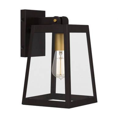 Amberly Grove 1 Light Outdoor Wall Lantern 12 Inch Tall by Quoizel - AMBL8407WT