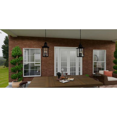 Chancellor 3 Light Outdoor Small Pendant by Quoizel - CCR1910K