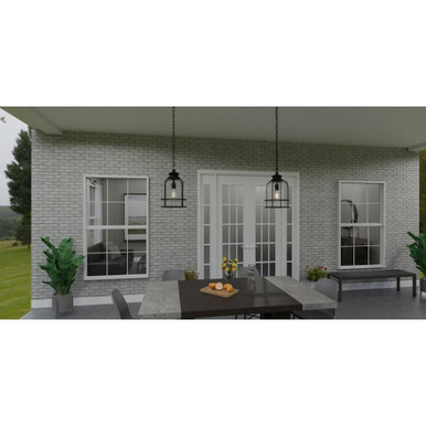 Bowles 1 Light Outdoor Small Pendant by Quoizel - BWE1910EK