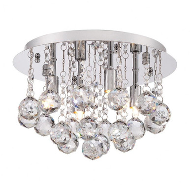 Bordeaux 4 Light 13.75 Inch Wide Flush Mount by Quoizel - BRX1614C