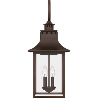 Chancellor 4 Light Outdoor Candle Style Wall Lantern by Quoizel - CCR8412