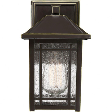 Cedar Point 1 Light Outdoor Wall Lantern 9.75 Inch Tall by Quoizel - CPT8406PN