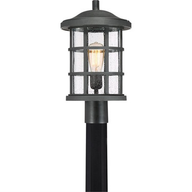 Crusade 150W 1 Light Outdoor Large Post Lantern 17.25 Inches by Quoizel - CSE9010
