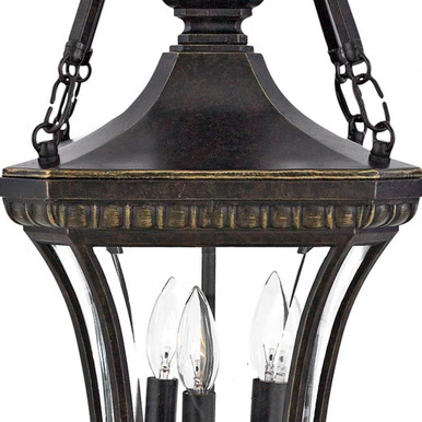 Devon 3 Light Outdoor Small Pendant by Quoizel - DE1490IB