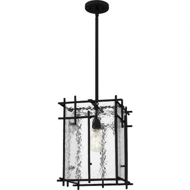 Daphne 1 Light Medium Pendant by Quoizel - DPN1512MBK