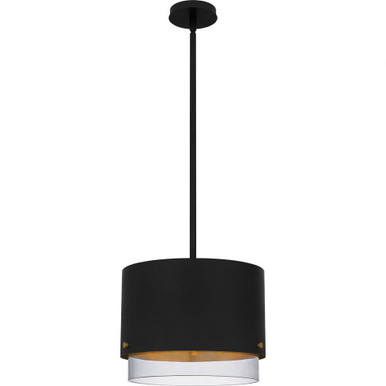 Elio 3 Light Medium Pendant by Quoizel - EIO1814MBK