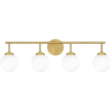 Eloise 4 Light Vanity Light by Quoizel - ELO8633AB