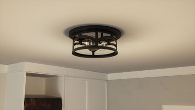 Marblehead 2 Light 13 Inch Wide Flush Mount by Quoizel - MBH1613