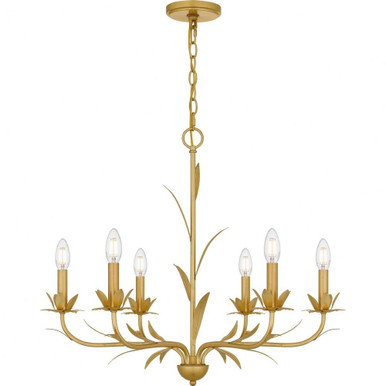 Maria 6 Light Large Chandelier by Quoizel - MAA5027GFL
