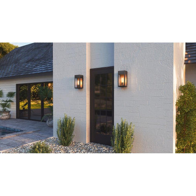 Maren 1 Light Medium Outdoor Wall Lantern by Quoizel - MAE8406MBK