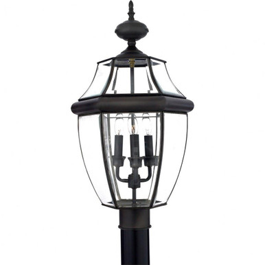 Newbury 3 Light Large Post Lantern by Quoizel  - NY9043