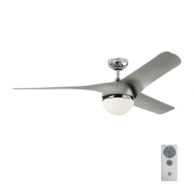 Akova LED 3 Blade Ceiling Fan Includes Light Kit 56 Inch Wide by VC Fan - 3AKR56