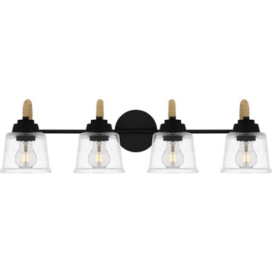 Seabreeze 4 Light Vanity Light by Quoizel - SEB8631MBK