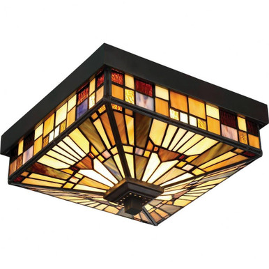 Inglenook 2 Light 11 Inch Wide Outdoor Flush Mount by Quoizel - TFIK1611VA