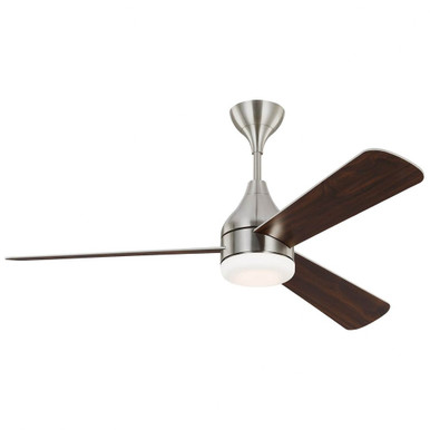 Streaming Smart 3 Blade Ceiling Fan With Light Kit 52 Inch Wide by VC Fan - 3STMSM52