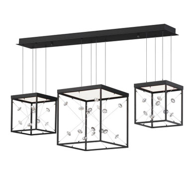 Entanglement 39.5W 1 LED Medium Linear Pendant by ET2 - E21253-20BK