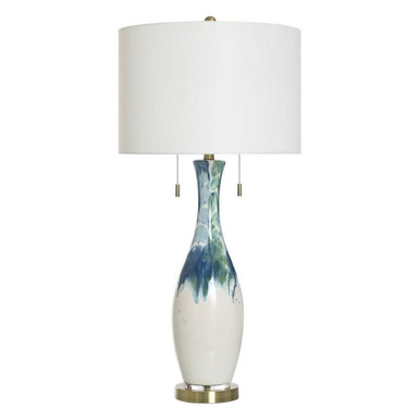 2 Light Table Lamp 35.5 Inches Tall and 17 Inches Wide by Stylecraft - KHL334461DS