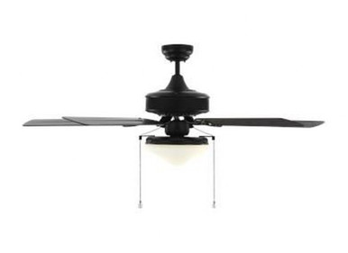 Haven 5 Blade Outdoor Ceiling Fan with Light Kit  52 Inch Wide by VC Fan - 5HVO52D