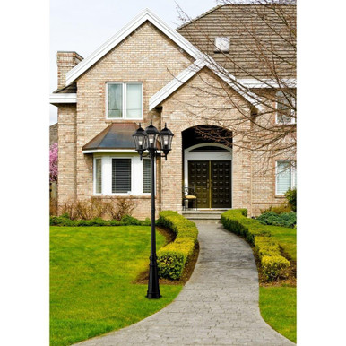 Wakefield 3 Light Outdoor Post Mount 90 x 25 Inches by Z-Lite - 522MP3-BK