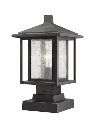 Aspen 1 Light Outdoor Square Pier Mount Lantern 9 x 16 Inches by Z-Lite - 554PHM