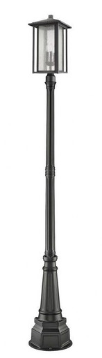 Aspen 3 Light Outdoor Post Mount Lantern 14.17 x 106.69 Inches by Z-Lite - 554PHXL