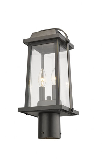 Millworks 2 Light Small Outdoor Post Mount by Z-Lite - 574T