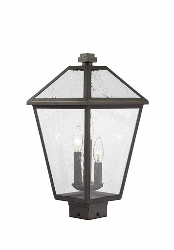 Talbot 3 Light Small Outdoor Post Mount by Z-Lite - 579PHBS